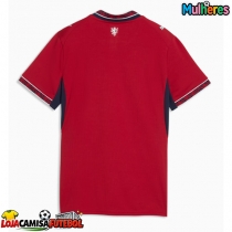 Camisa de Futebol República Checa Equipamento Principal Mulheres Mundo 2026 Manga Curta